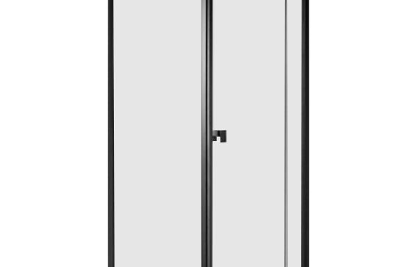 Black Framed Low Profile Square Shower